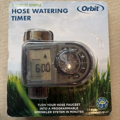 Orbit 1-Outlet Simple Hose Watering Timer - New/Open Box, Never Used. ￼￼