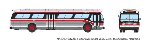 Autobús Rapido 751101 escala HO TTC CLRV esquema New Look Deluxe #8765 | Zustand: New