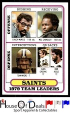 1980 Topps #197 Muncie Chandler Myers Grooms / Don Reese Saints Card
