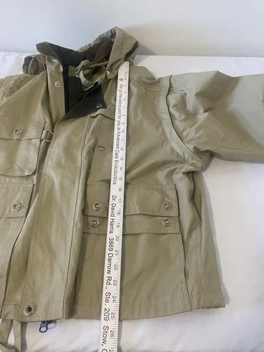 Atlantic Rancher Field Coat Jacket Mens Medium DryHandle Waxed Cotton Vest image 9