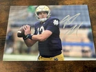 Notre Dame Fighting Irish RILEY LEONARD Signed 4x6 Photo FOOTBALL AUTOGRAPH