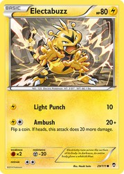 Electabuzz 29/111 Furious Fists Reverse Holo Common