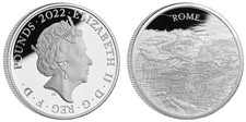 Elizabeth II 2022 silver proof 2oz City Views Rome