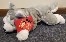 FAO Schwarz Plush Husky Dog Adopt-A-Pet Reali...