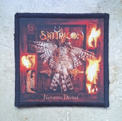 PATCH / AUFNÄHER -- SATYRICON - NEMESIS DIVINA -- BLACK METAL