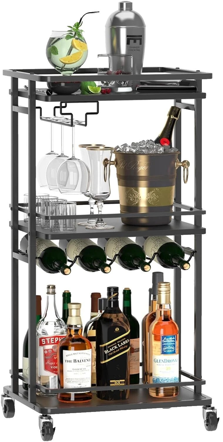 Art Deco Bar Carts & Serving Carts
