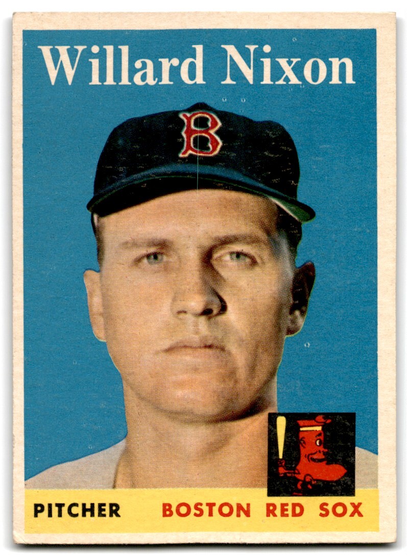 1958 Topps (b) Willard Nixon Boston Red Sox #395