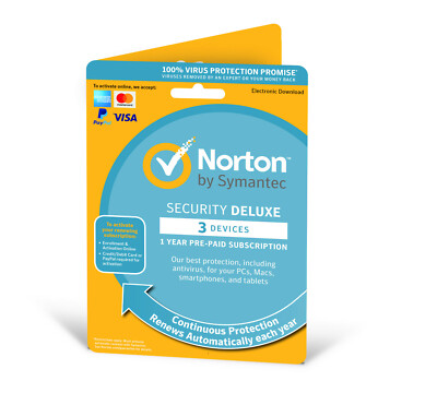 Norton Internet Security DELUXE 2026 3 Geräte 1 Jahr schneller Lizenzschlüssel per E-Mail