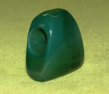Jade-Stein für Tuch oder breite Kette grün