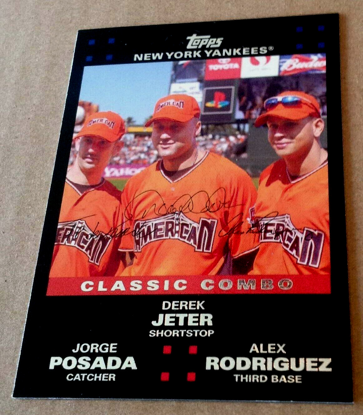 Derek Jeter / Alex Rodriguez/ Jorge Posada  2007 Topps #UH278