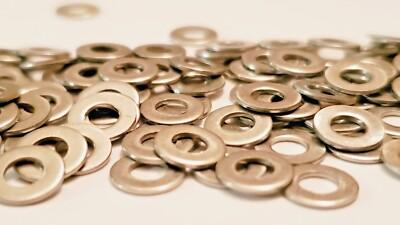 #ad #10 Flat Washer Stainless Steel packs of 5 10 25 $2.99