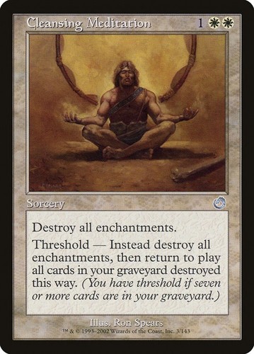 Cleansing Meditation Torment FOIL Magic the Gathering 1 | eBay
