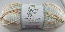 Baby Bee Sweet Delight Prints - TOP OF THE WORLD - #3 light/DK Weight Yarn Skein