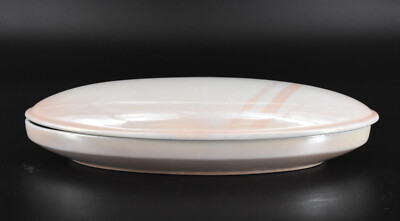 VTG Carpie Sele Arte Nove Italy Porcelain Covered Dish Trinket Box Pink 10 
