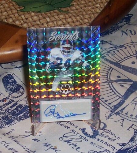 2023 Mosiac Ottis (OJ) Anderson Silver Mosaic Prizm Scripts Autograph#S60 - Picture 2 of 3