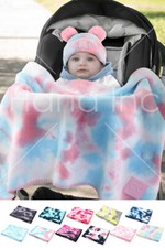 C.C Kids Toddler Baby Luxury Soft Warm Tie Dye Knit Throw Blanket