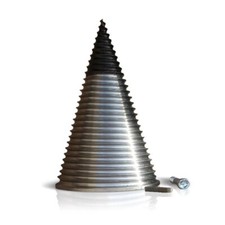 Cono di trapano 230 mm spaccalegna spaccalegna con attacco 50 mm/foro NUOVO