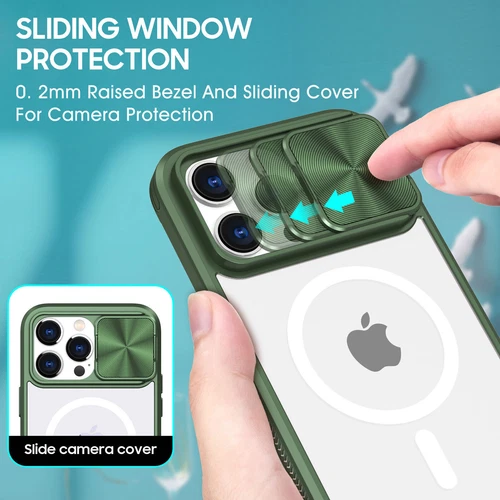 Für iPhone 16 Pro Max 14 15 11 Magnet Slide Kamera Linse Cover - - Bild 52 von 66