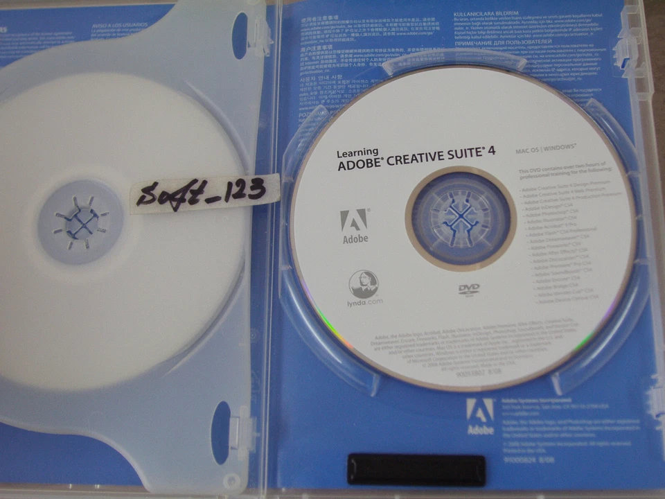 Adobe Photoshop CS4 Extended for Windows Full Retail version DVD w/Serial Number - Image 3 of 4