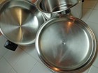 Cory Flavor Seal 6 Qt Stock Pot 3-Ply 18-8 Stainless Steel 2 Lids + Egg Poacher — photo 10