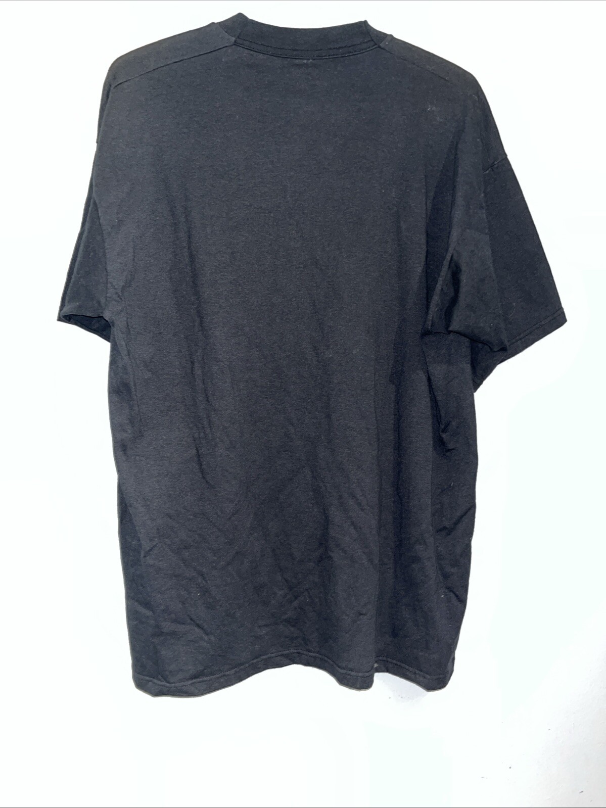 Vintage USA Authentic Solid Black Basic Tshirt Si… - image 7