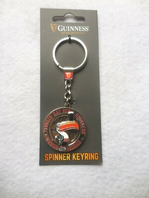 Guinness Spinner Keyring, Toucan