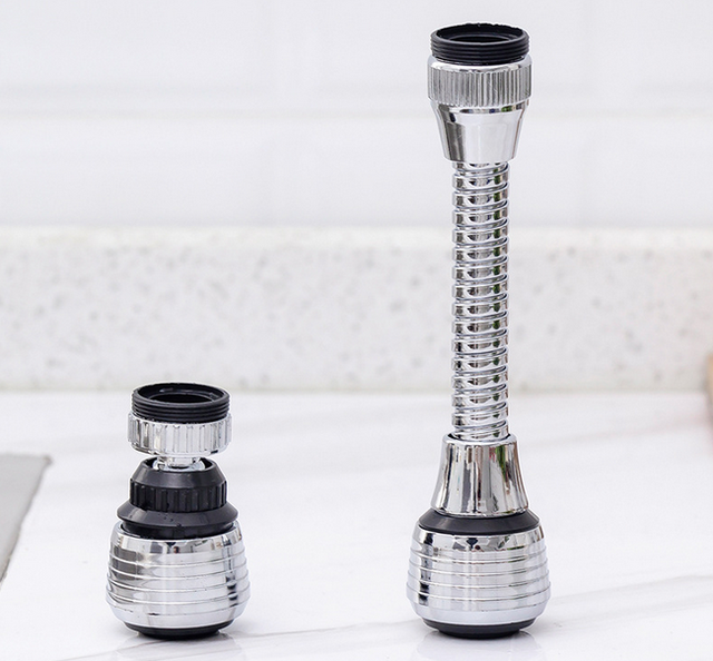 Universal Kitchen Faucet Spray Aerator Flexible SplashProof Nozzle