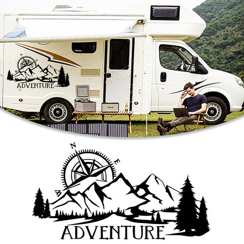 Aufkleber Kompass Windrose 60cm für Camper, Wohnmobil, Wohnwagen Fahrzeug DE. - Bild 5 von 19