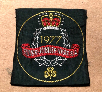 RARE Girl Guides Silver Jubilee 1977 Visit SA Patch