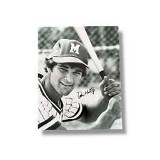 Don Mattingly Signed 8x10 Photo - Memorial Tigers - New York Yankees
