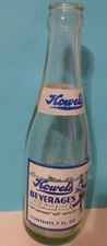 Howel's Beverages Vintage Soda Pop  Bottle  - ACL - Pittsburg, PA 7 fl ozs