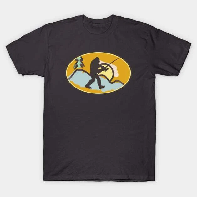 Bigfoot Been Fishing Made in Australia T-Shirt