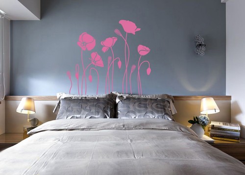 Pegatinas de pared arte de pared flor carvin carvin carppy sala de estar UK RUI241 - Imagen 4 de 8