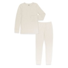 New Athletic Works Boys Youth Performance Thermal Underwear Set Natural XS