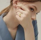18k Gold Plated Women’s Star Of David Ring In Gold — photo 2