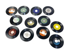 Lot of 12 Various Mix Genres 7 inch 45 rpm Vinyl Records VG-NM