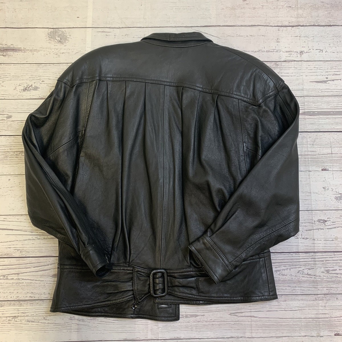 Vintage Women's Benlo Italian Leather 80s Style Jacket Size 48 | eBay