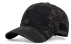 USA Tactical American Flag Black Camo Camouflage Cap Hat Army Military Baseball