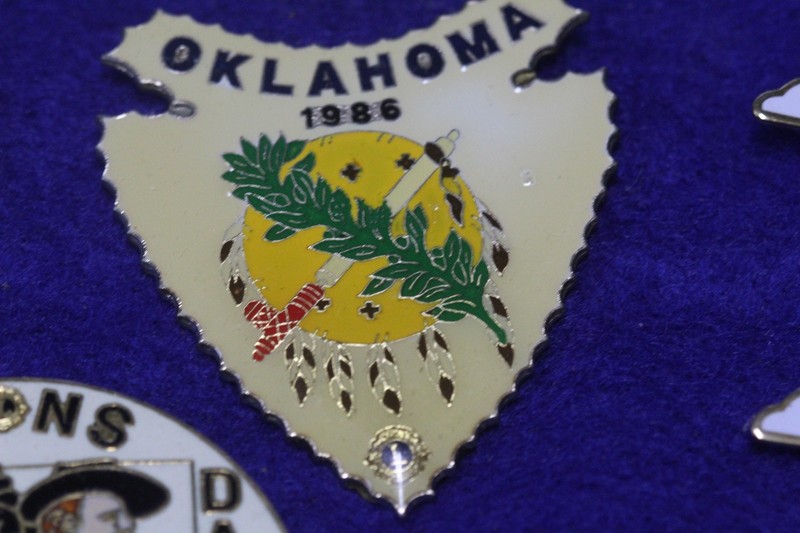 Lions Club Pin OKLAHOMA 1986