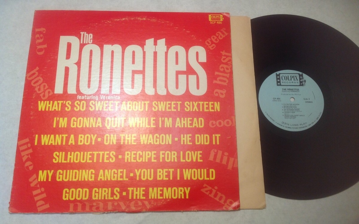 THE RONETTES with Veronica LP (Colpix SCP-486, ORIGINAL1965 STEREO