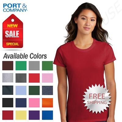 Port & Company Women's Short Sleeve Crew Neck Fan Favorite T-Shirt LPC450