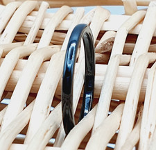 2mm Thin Black Tungsten Wedding Band Classic Dome Engagement Ring For Men Women