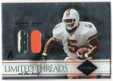 2004 Leaf Limited Threads At the Half #LT36 Edgerrin James (Miami) The U #’d /35