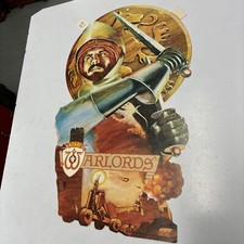 Vintage Warlords Game 1982 Die Cut-Double Sided Atari Poster Hangable Artfaire 4