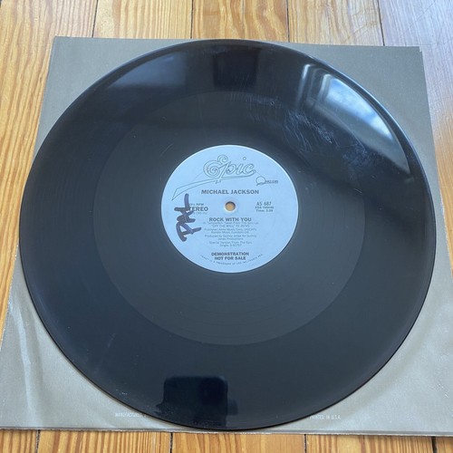 Michael Jackson 1979 PROMO Rock With You AS687 Single Vinyl Record & Janet 1982 - Picture 3 of 19