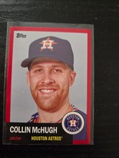 2016 Topps Archives 1953 Design Red Border Parallel #D /50 Collin McHugh #69