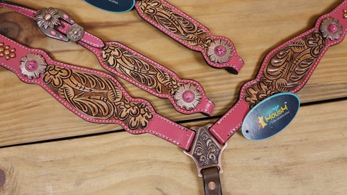 Headstall & Breast Collar Tack Set for Horse - Picture 4 of 24