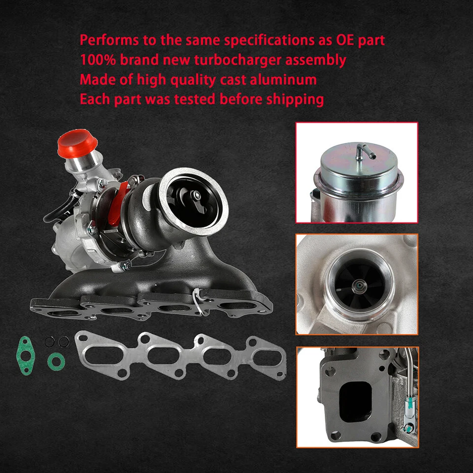 Turbo Turbocharger 55565353 for Chevy Cruze Sonic Trax & Buick Encore 1.4L USA - Image 2 of 4