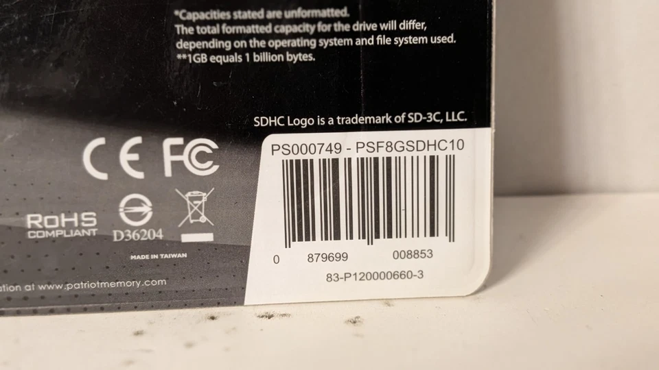 PATRIOT MEMORY 8GB SDHC LX Series Class 10 Secure Digital High Capacity  - Image 4 of 4