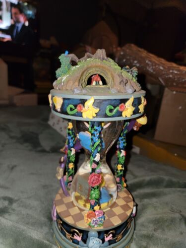 Alice in Wonderland Hourglass Snowglobe. ORIGINAL RELEASE from Disney Store!! - Picture 7 of 18
